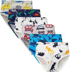 img 4 attached to Cotton Dinosaur Toddler Underwear by BYONEME: Boys' Clothing Underwear