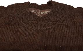 img 2 attached to 🧥 Alpaca Basics Handmade Sweater Tangerine: Stylish Boys' Clothing and Sweaters