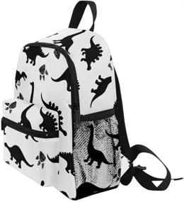 img 2 attached to 🦖 Dinosaur Detachable Preschool Backpack: OREZI Backpacks for Kids - Explore, Learn & Play!