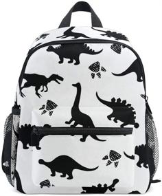 img 4 attached to 🦖 Dinosaur Detachable Preschool Backpack: OREZI Backpacks for Kids - Explore, Learn & Play!