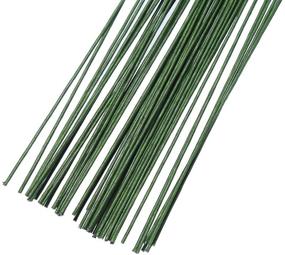 img 3 attached to 🌿 Versatile Decora Dark Green Floral Wire, 20 Gauge - 16 inch, 50/Package: A Must-Have for Crafting and Floral Arrangements