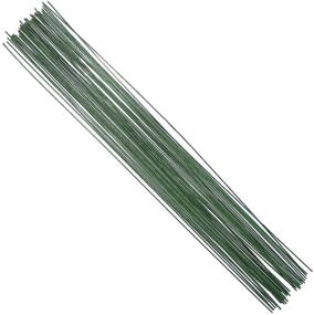 img 4 attached to 🌿 Versatile Decora Dark Green Floral Wire, 20 Gauge - 16 inch, 50/Package: A Must-Have for Crafting and Floral Arrangements