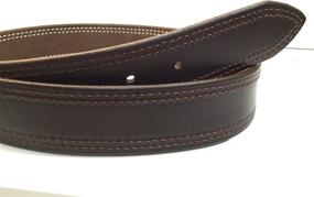 img 1 attached to 🎀 Premium Genuine Suede 1-Inch Wide Belt: Must-Have Women's Accessories and Belts