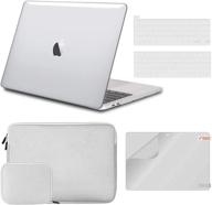 👉✨ icasso macbook pro 13 inch case a2338 m1/a2289/a2251/a2159/a1989/a1706/a1708 – hard shell case,sleeve,screen protector,keyboard cover bundle with small bag - clear logo
