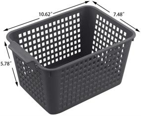 img 3 attached to Sandmovie Plastic Storage Baskets 10 62
