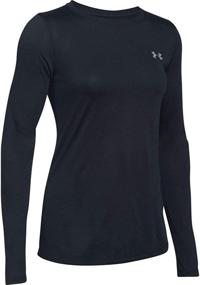 img 1 attached to 👚 Ultimate Comfort and Style: Under Armour Women's Tech Crew Long Sleeve T-Shirt