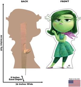 img 3 attached to 🤢 Vivid and Lifelike: Disney Pixar's Inside Out Advanced Graphics Disgust Life Size Cardboard Cutout Standup