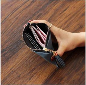 img 2 attached to Wallet Credit Organizer Holder Zipper Women's Handbags & Wallets