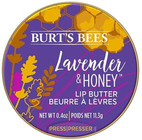 img 2 attached to 🌿 Масло для губ с лавандой и медом Burt's Bees: 100% натурального происхождения с маслом ши и какао - увлажняющий уход за губами в удобном флаконе.