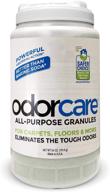 🐾 odorcare all-purpose granules 64 oz. (value pack) - epa safer choice-certified home & business odor eliminator for carpets, floors, upholstery & more - pet-friendly logo