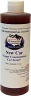 long-lasting and powerful super concentrated car scent air freshener - new car fragrance - mix for 1 gallon of freshness logo