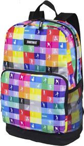 img 4 attached to FORTNITE Kids Size Bright Combo Backpacks