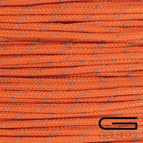 img 1 attached to 🏕️ GOLBERG G 1.8mm Fluorescent Reflective 95lb Paracord – 20 Meter Cord, Ideal for Guyline, Tent Rope, Camping, Hiking