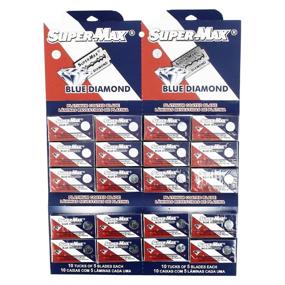 img 1 attached to 💎 Supermax Blue Diamond Platinum Double Edge Razor Blades - Pack of 100 Blades