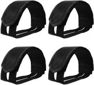 willbond 2 pairs bicycle feet strap pedal straps for fixed gear bike: secure and comfortable cycling accessory logo