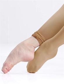 img 2 attached to 🩰 Daydance Girl's Ballet Tights: Ultra Soft Transition Tights for Dancing 60D - Find the Perfect Fit!