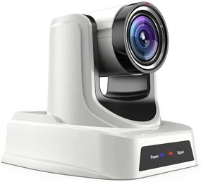 img 4 attached to 📷 SMTAV PTZ Camera: 3G-SDI, HDMI, IP Streaming Outputs | 30X + 8X Zoom | Video Conference Live Streaming Camera for Broadcast, Conference, Events, Church, School etc. (30X, White)