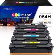 🖨️ gpc image compatible toner cartridge replacement for canon 054h crg 054 - black, cyan, magenta, yellow - ideal for imageclass lbp622cdw, mf644cdw, mf642cdw, mf640c, lbp620 toner printers logo