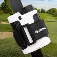 🏌️ zoea magnetic rangefinder mount strap: secure and adjustable holder for golf cart railing логотип