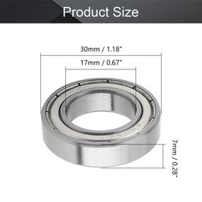 img 3 attached to Othmro Bearing 17Mmx30Mmx7Mm Plastic 6903 2RS