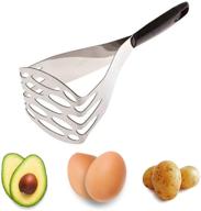 ezcasa stainless steel potato masher – versatile kitchen tool for mashed potatoes, beans, and avocado logo