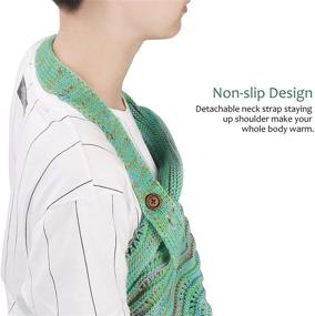 img 1 attached to 🧜 Tirrinia Adult Sherpa Mermaid Tail Blanket: Ultra-Soft Crochet, Anti-Slip Design, Perfect for Teens, Women, Girls - Green