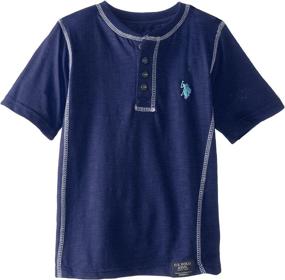 img 1 attached to 👦 U.S. Polo Assn Little Jersey Boys' Apparel