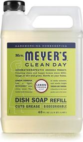 img 3 attached to 🍋 Mrs. Meyer’s Clean Day Lemon Verbena Liquid Dish Soap Refill - 2 Pack, 48 Ounce