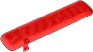 dorman 74367 red door interior reflector for cadillac, chevrolet, and gmc models - enhance your vehicle's style and safety logo