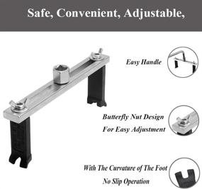 img 3 attached to 🔧 Universal Fuel Pump Removal Tool - Lock Ring and Module Spanner Wrench Set for Benz, BMW, Audi, Chrysler, VW