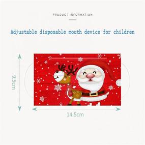 img 2 attached to Christmas Disposable Kids Breathable Face