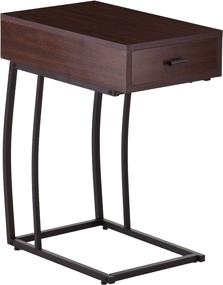 img 2 attached to Convenient and Stylish SEI Furniture Porten Side Table with Built-in Power Outlet and USB Port