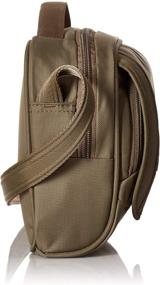 img 2 attached to Secure Your Belongings with the PacSafe Metrosafe Ls140 Anti-Theft Compact Shoulder Bag - Earth Khaki Travel Cross-Body Bag