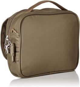 img 3 attached to Secure Your Belongings with the PacSafe Metrosafe Ls140 Anti-Theft Compact Shoulder Bag - Earth Khaki Travel Cross-Body Bag
