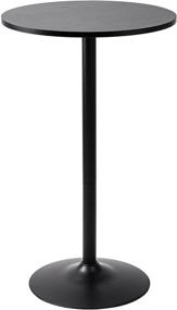 img 4 attached to 🍸 Pearington Round Cocktail Bistro High Table - Black Top and Base, 1-Pack