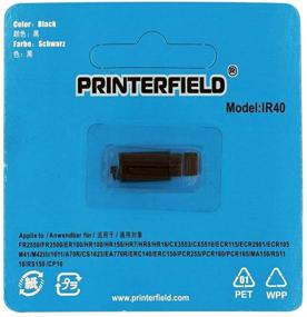 img 1 attached to 6-пак совместимых принтеров Printerfield Ink Ribbon Roller IR40 IR-40 для кассовых аппаратов XE-A101, XE-A102, XE-A106, XE-A110 и XE-A120 - черный