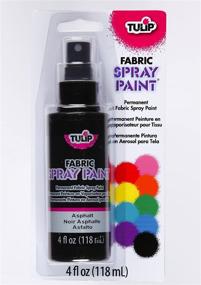 img 2 attached to 🎨 TULIP 26568 Fabric Spray Paint- Asphalt: Upgrade your textiles with vibrant color!