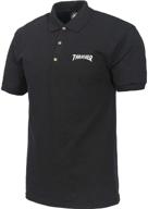 рубашка с вышивкой thrasher black x large логотип