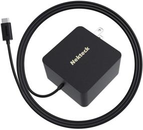 img 4 attached to 🔌 Nekteck 45W USB C Wall Charger with Power Delivery, Laptop Fast Charging Adapter - Built-in 6ft Type C Cable - Compatible with MacBook, Dell XPS, Surface Go, Pixel, Galaxy (Not recommended for Note10/S10/10+PPS)