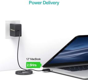 img 3 attached to 🔌 Nekteck 45W USB C Wall Charger with Power Delivery, Laptop Fast Charging Adapter - Built-in 6ft Type C Cable - Compatible with MacBook, Dell XPS, Surface Go, Pixel, Galaxy (Not recommended for Note10/S10/10+PPS)