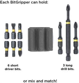 img 2 attached to 🔧 BitGripper v2 - Spider Tool Holster - Pack of Two - Conveniently Carry up to Six Driver Bits on the Side of Your Power Drill or Driver!