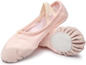 img 1 attached to 🩰 Gsoter Soho Ballet Shoes: Superior Ballet Slipper Dance Shoes for Girls and Women's Pointe Dancing