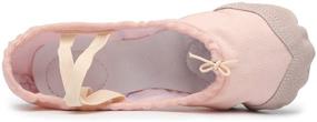 img 2 attached to 🩰 Gsoter Soho Ballet Shoes: Superior Ballet Slipper Dance Shoes for Girls and Women's Pointe Dancing