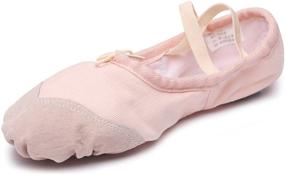 img 3 attached to 🩰 Gsoter Soho Ballet Shoes: Superior Ballet Slipper Dance Shoes for Girls and Women's Pointe Dancing