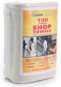 img 1 attached to 🧽 Simpli-Magic 79006-100PK Shop Towels 14”x12”, White, 100 Pack: Premium Cleaning Cloths at Great Value!