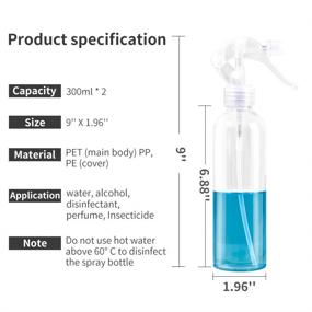 img 3 attached to 💦 300ML Mumax Spray Bottles - Ideal for Various Applications