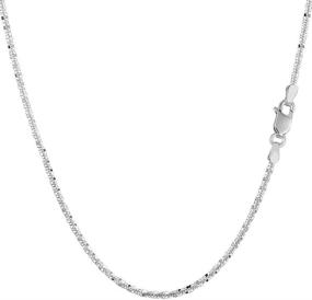 img 3 attached to 💎 Dazzling 10K SOLID Gold 1.5mm Diamond-Cut Chain Necklace/Bracelet with Lobster-Claw Clasp - Perfect for Pendants and Charms (10'' 16'' 18'' or 20'')