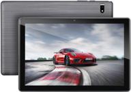 📱 haovm mediapad p10 10-inch tablet, android 10.0, octa-core 1.6ghz processor, 3gb ram 32gb storage 8.0mp camera, 10.1-inch ips hd display, wi-fi, usb type c port, gps, fm, brushed texture back logo