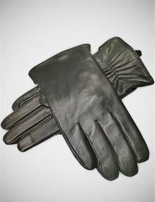 img 2 attached to Genuine Leather Winter Gloves Touchscreen