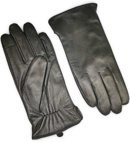 img 4 attached to Genuine Leather Winter Gloves Touchscreen